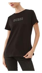 Guess Γυναικείο T-shirt Μαύρο