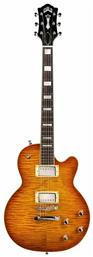 Guild Ηλεκτρική Κιθάρα Bluesbird Burst με SS Διάταξη Μαγνητών Ταστιέρα Pau Ferro σε Χρώμα Iced Tea από το Plus4u