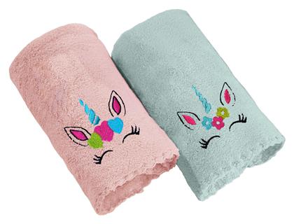 Guy Laroche Baby Girl Σετ Βρεφικές Πετσέτες Pink Turquoise 35x50cm 2τμχ