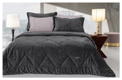 Guy Laroche Κουβερτοπάπλωμα Μονό 160x240εκ. Drops Anthracite