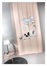 Guy Laroche Παιδική Κουρτίνα Zootopia με Τρέσα Πορτοκαλί 145x270εκ.