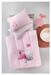 Guy Laroche Παιδικό Πάπλωμα Διπλής Όψης Μονό Paw Pink 160x220εκ.