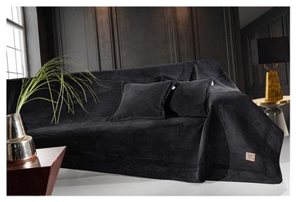 Guy Laroche Ριχτάρι Τριθέσιου Καναπέ Rubicon 170x300εκ. Black από το Katoikein