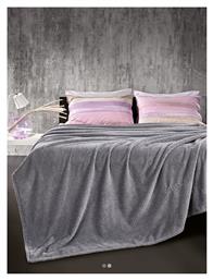 Guy Laroche Rombus Σετ Κουβέρτα Fleece Υπέρδιπλη 220x240εκ. Silver από το Designdrops