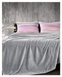 Guy Laroche Rombus Σετ Κουβέρτα Fleece Μονή 160x220εκ. Silver από το Designdrops