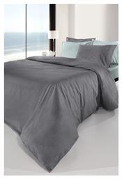 Guy Laroche Σεντόνι Διπλό με Λάστιχο 140x200+32εκ. Color Plus Anthracite