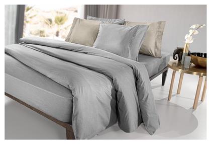 Guy Laroche Σεντόνι King Size με Λάστιχο 180x200+42εκ. Color Plus Γκρι από το Designdrops