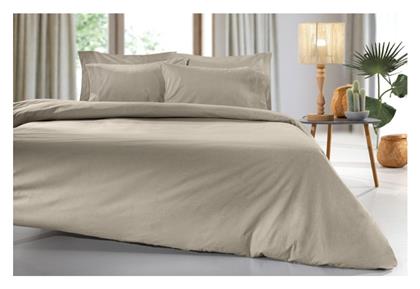 Guy Laroche Σεντόνι Μονό με Λάστιχο 100x200x32εκ. Color Plus Taupe από το Designdrops