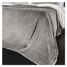 Guy Laroche Σετ Velvet Σετ Κουβέρτα Βελουτέ Υπέρδιπλη 220x240εκ. με Διακοσμητικό Μαξιλαράκι Vison από το Katoikein