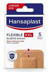 Hansaplast Αδιάβροχα Αυτοκόλλητα Επιθέματα Flexible XXL 9x6cm 5τμχ