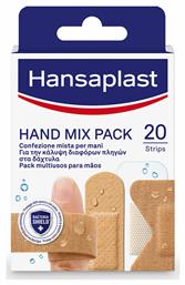 Hansaplast Αυτοκόλλητα Επιθέματα Hand Mix Pack 20τμχ