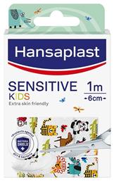 Hansaplast Αυτοκόλλητα Επιθέματα Sensitive Kids για Παιδιά 100x6cm 10τμχ από το Pharm24