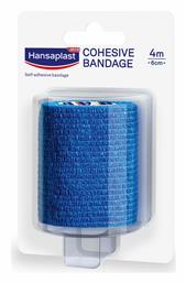 Hansaplast Cohesive Bandage Αυτοσυγκρατούμενος Επίδεσμος 6cm x 4m Μπλε από το Pharm24