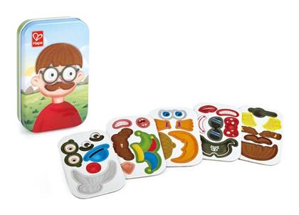 Hape Μαγνητικό Παιχνίδι Κατασκευών Early Explorer Funny Face για Παιδιά 3+ Ετών από το Moustakas Toys