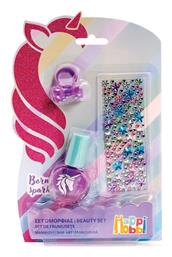 HappiHobbi Σετ Αξεσουάρ Ομορφιάς Μονόκερος Με Αυτοκόλλητα