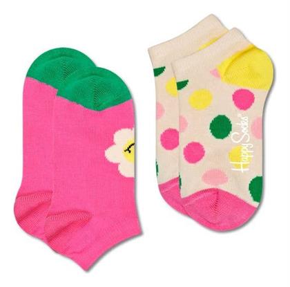 Happy Socks Παιδικά Σοσόνια Smiley Daisy Φούξια 2 Ζευγάρια