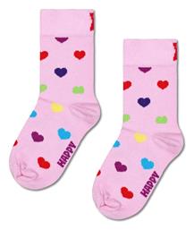 Happy Socks Παιδικές Κάλτσες Kids Heart Pink