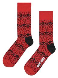 Happy Socks Παιδικές Κάλτσες Μακριές Happy Socks X Marvel Spiderman Sock Κόκκινο