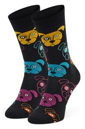 Happy Socks Unisex Κάλτσες με Σχέδια Μαύρες