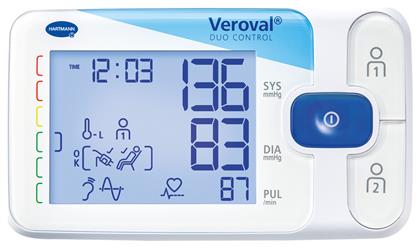 Hartmann Veroval Duo Control Medium Ψηφιακό Πιεσόμετρο Μπράτσου 925505 από το Medical