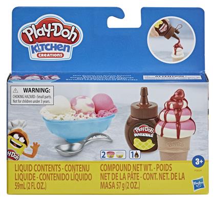 Hasbro Play-Doh Πλαστελίνη - Παιχνίδι Kitchen Creations Mini Drizzle Ice Cream για 3+ Ετών, 2τμχ από το Toyscenter