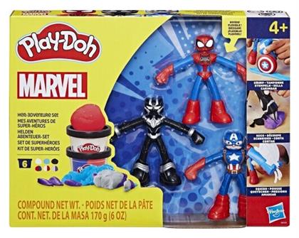 Hasbro Play-Doh Πλαστελίνη - Παιχνίδι Marvel Hero Adventure για 3+ Ετών από το BlablaToys