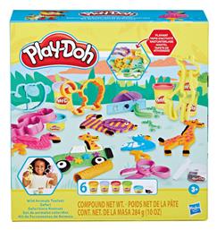 Hasbro Play-Doh Πλαστελίνη - Παιχνίδι Wild Animals για 3+ Ετών, 6τμχ από το Toyscenter