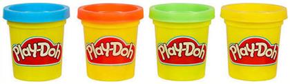 Hasbro Play-Doh Βαζάκια (Διάφορα Χρώματα,4 ανά Συσκευασία) 1τμχ από το Moustakas Toys