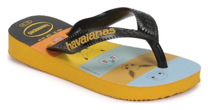 Havaianas Παιδικές Σαγιονάρες Flip Flops Μαύρες Top Pokemon