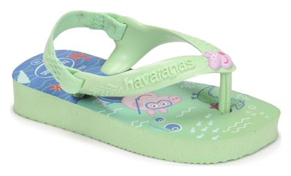 Havaianas Παιδικές Σαγιονάρες Flip Flops Peppa Pig Πράσινες