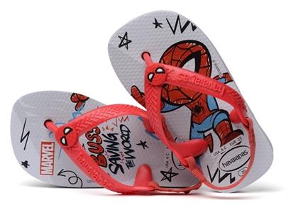 Havaianas Παιδικές Σαγιονάρες Flip Flops Spider-Man Λευκές