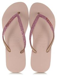 Havaianas Slim Glitter Σαγιονάρες σε Ροζ Χρώμα