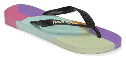 Havaianas Top Logomania Colors II Σαγιονάρες σε Μαύρο Χρώμα