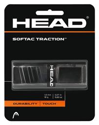 Head Softac Traction Replacement Grip Μαύρο 1τμχ από το E-tennis