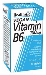 Health Aid B6 Vitamin 100mg 90 ταμπλέτες