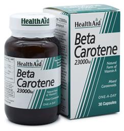 Health Aid Beta Carotene 23000iu 30 κάψουλες από το Pharm24