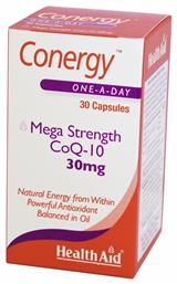 Health Aid Conergy CoQ-10 30mg 30 κάψουλες από το Pharm24