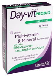 Health Aid Day-Vit Probio Probiotics & CoQ10 Προβιοτικά 30 ταμπλέτες από το Pharm24