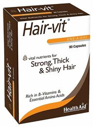 Health Aid Hair-Vit 90 κάψουλες από το Pharm24