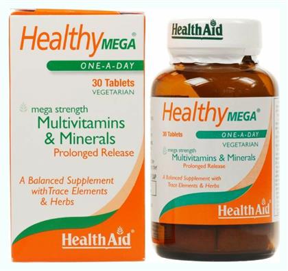 Health Aid Healthy Mega Multivitamins and Minerals 30 ταμπλέτες