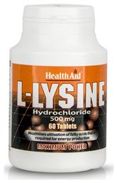 Health Aid L-Lysine 500mg 60 ταμπλέτες