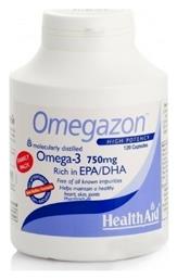 Health Aid Omegazon Ιχθυέλαιο 750mg 120 κάψουλες