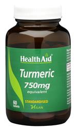 Health Aid Turmeric 750mg 60 ταμπλέτες από το Pharm24