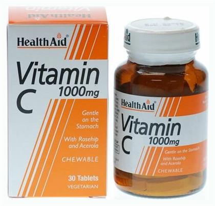 Health Aid Vitamin C 1000mg 30 μασώμενες ταμπλέτες