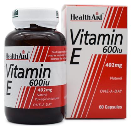 Health Aid Vitamin E 600iu Natural 60 κάψουλες