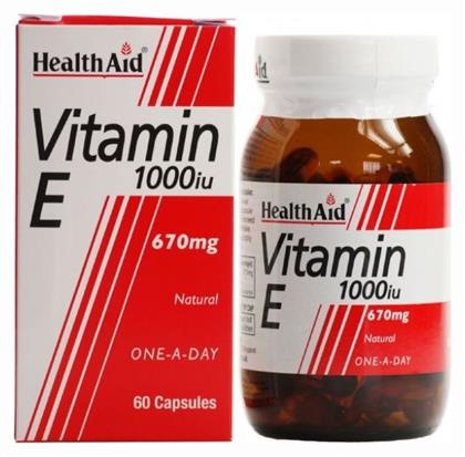 Health Aid Vitamin E Βιταμίνη για Αντιοξειδωτικό 1000iu 670mg 30 κάψουλες