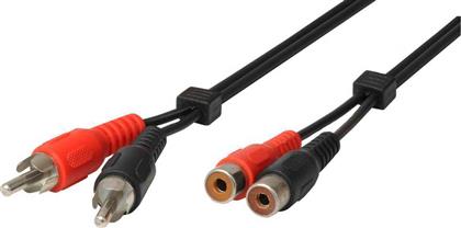 Heitech Audio Cable 2x RCA male - 2x RCA female 1.5m (09004021)