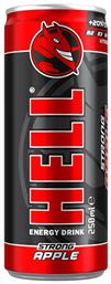 Hell Energy Drink Apple με Ανθρακικό 250ml