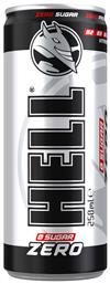 Hell Zero Black Energy Drink με Ανθρακικό, Χωρίς Ζάχαρη