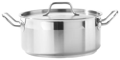 Hendi Profi Line Ανοξείδωτη Χύτρα Χωρητικότητας 4.8lt με Διάμετρο 24εκ. και Ύψος 10.5εκ.